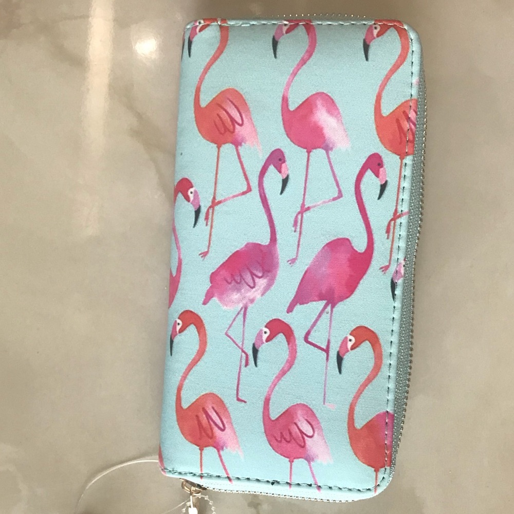 Flamingo fashion wallet